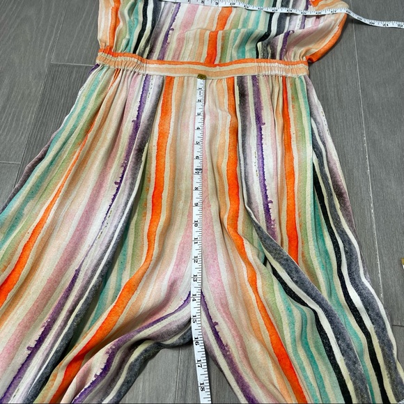 Anthropologie Blank London Gallery Row Edinburgh Striped Wide Leg Jumpsuit S - Picture 13 of 16